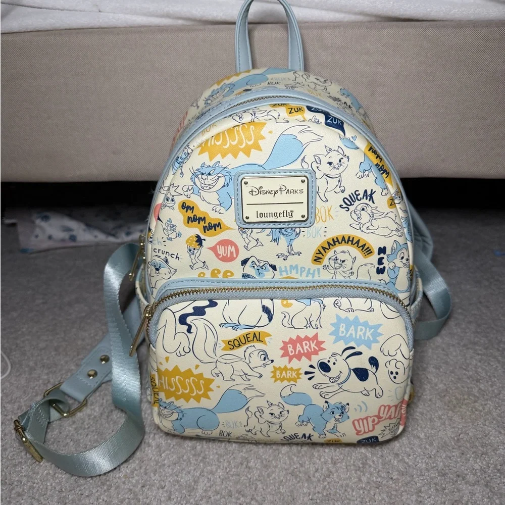 Loungefly Disney Blue and Yellow Backpack - Picture 1 of 6